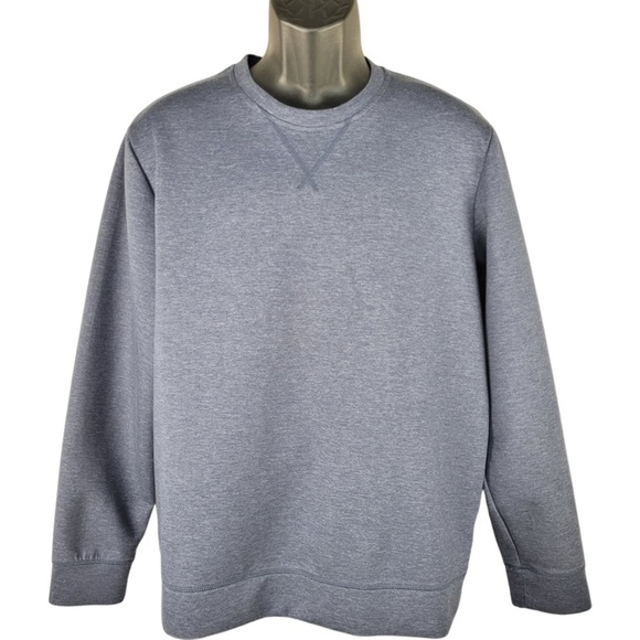 32 degreez Heat Men’s gray crewneck pullover sweater size M - Picture 1 of 11